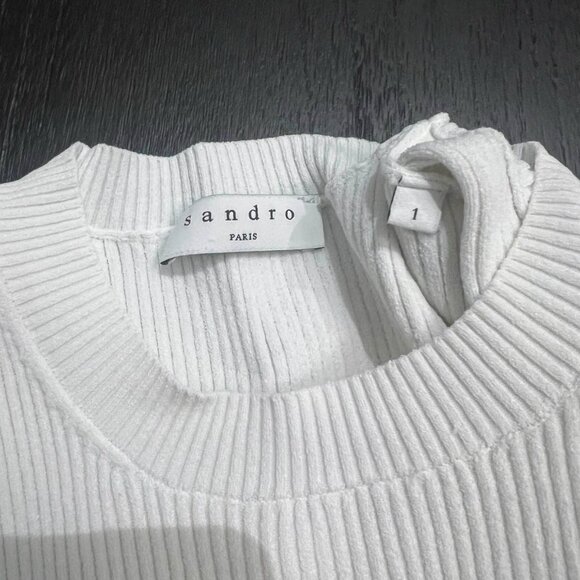 Sandro Rib-Knit Top - Picture 3 of 5